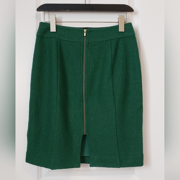 Banana Republic Wool Blend Skirt Sz 0 - Picture 6 of 12